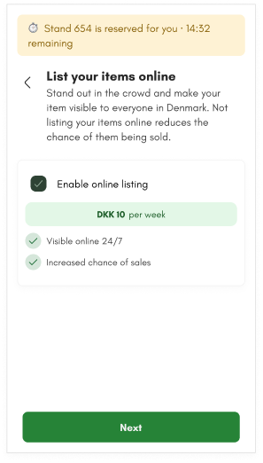 Booking flow image 2