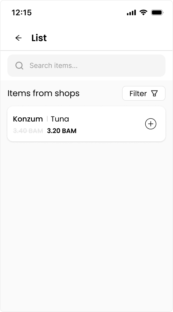 List