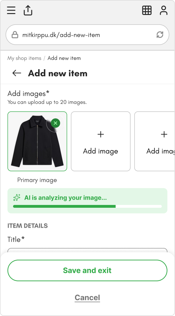 Item creation