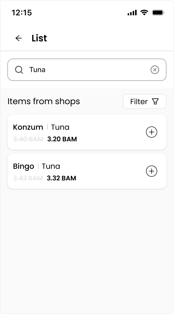 List
